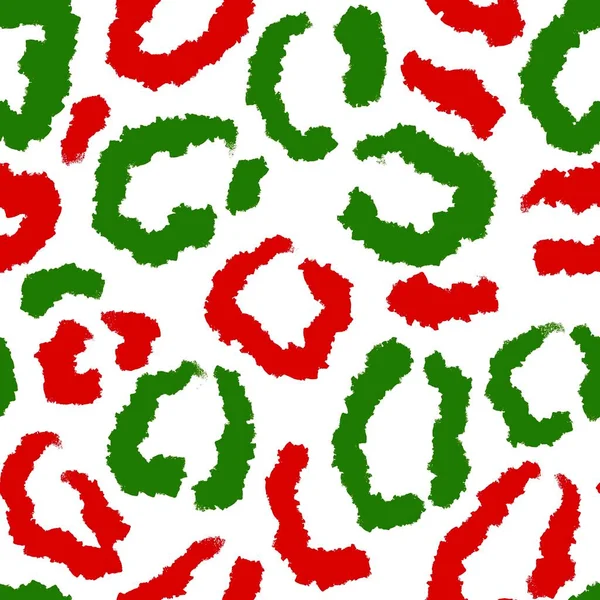 손으로 물푸레 녹색의 크리스마스 축제용 포장지 초대장 디자인 — 스톡 사진