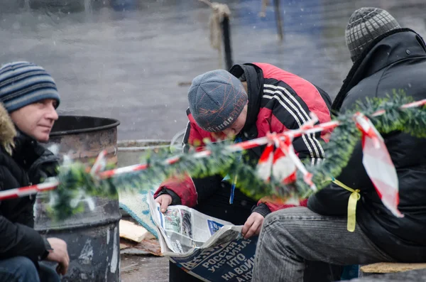 Ukraine euromaidan in Kiev — Stock Photo, Image