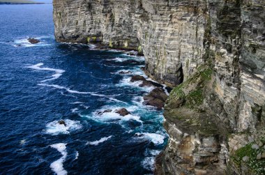 yüksek cliff orkney (marwick baş) Adaları, site se iç içe geçirme