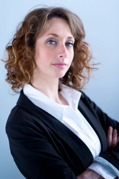 Retrato aislado de la mujer ejecutiva —  Fotos de Stock