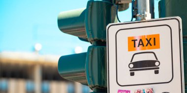 Close up view of traffic lights