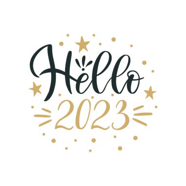 Merhaba 2023 Merhaba 2023. Mutlu Noeller ve mutlu yeni yıl mektupları. Kış tatili tebrik kartı, Xmas alıntılar ve cümleler çizimi. Pankartlar, kartpostallar, tebrik kartları, hediyeler için tipografi koleksiyonu