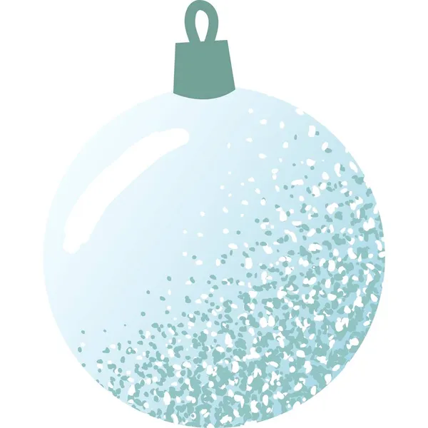 Bola de Navidad ornamento icono vector bauble decoración — Vector de stock