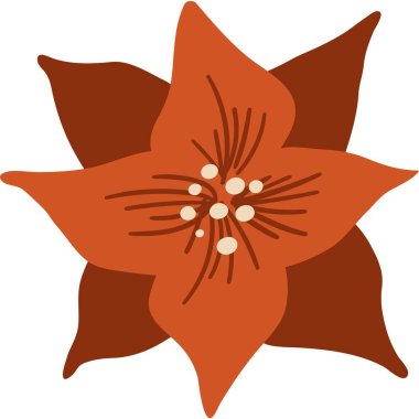 Ökseotu sarmaşığı Noel çiçeği kutsal ikon vektörü