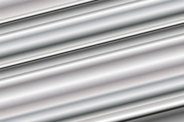 Abstract Background Metal Effect Backdrop Grey Gradient Stripes Vector Template — Vetor de Stock