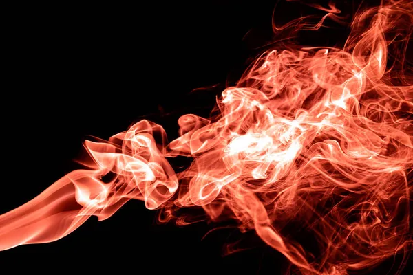빨간색 추상적 연기가 — 스톡 사진