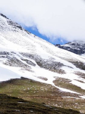 Snowy mountain of Himalayas at Manali, Himachal Pradesh