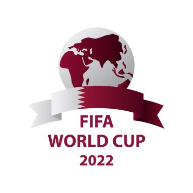 FIFA Dünya Kupası 2022. Katar bayrağı. Futbol mu?.