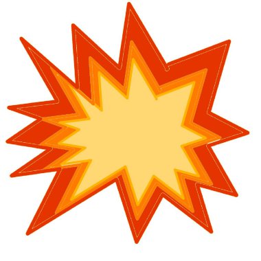 patlama simgesi. kıvılcım illüstrasyonu