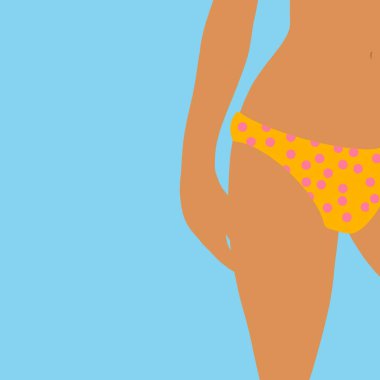 Mayo resimli bronzlaşmış vücut. bezelye donu