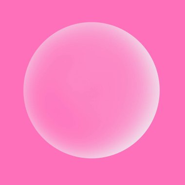 Beyaz balon. sabun köpüğü. Pembe arkaplan