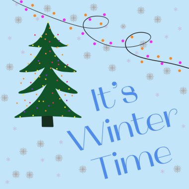 Ağaç Noel ağacı ve soğanlı renkli çelenk.