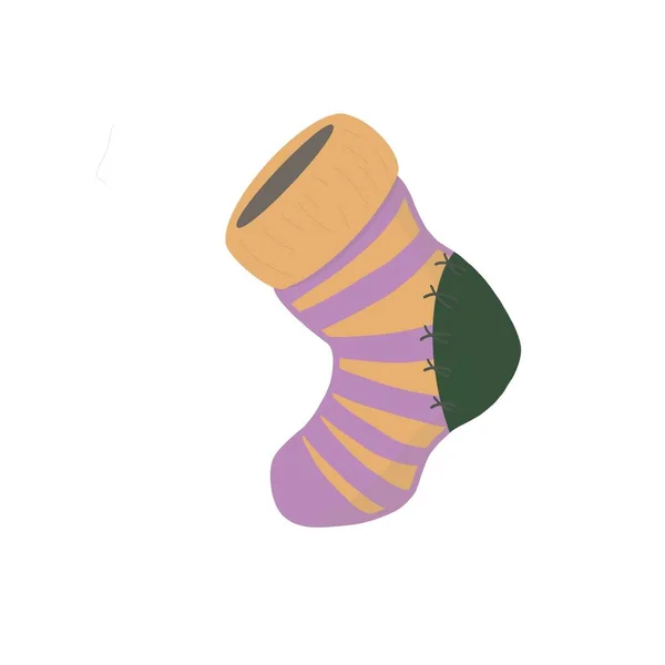 Wolle Und Gestrickte Socken — Stockfoto