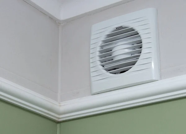 Exhaust Kitchen Fan Close Selective Focus — Stock Photo, Image