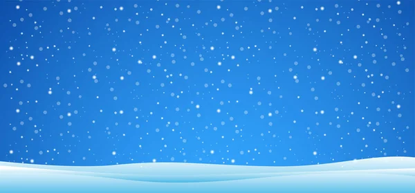 Снегопад Заносы Концепция Векторной Иллюстрации Плакаты Флаеры — стоковый вектор