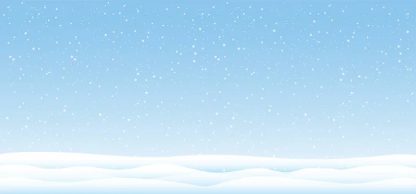 Copos Nieve Fondo Invierno Carteles Navidad Paisaje Invierno Diseño Vectores — Archivo Imágenes Vectoriales