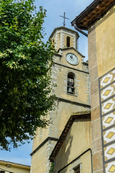 Chiesa Parrocchiale Sant Quirze Arbucias Catalano Arbucies Girona Spagna — Foto Stock