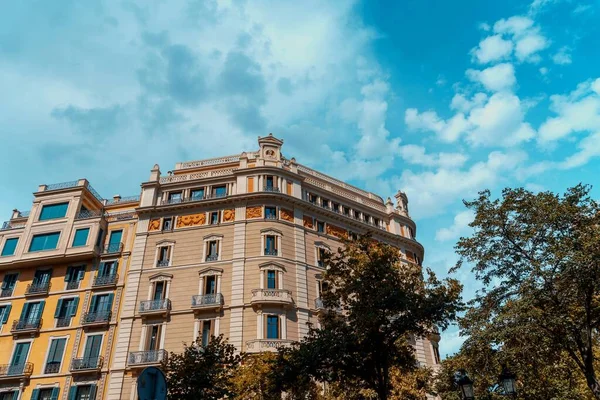 Barcelona Spanien Augusti 2022 Modernistisk Arkitektur Byggnad Centrum Barcelona Spanien — Stockfoto