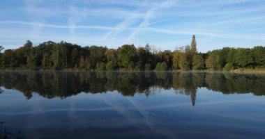 Saint Peter göleti, Compiegne Ormanı, Picardy, Fransa