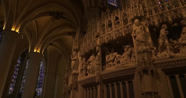 Notre Dame Katedrális Chartres Eure Loir Franciaország — Stock videók