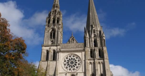 노트르담 대성당 Chartres Eure Loir France — 비디오