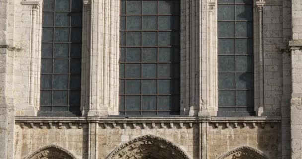 Notre Dame Katedralen Chartres Eure Loir Frankrike – stockvideo
