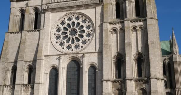 Notre Dame Kathedraal Chartres Eure Loir Frankrijk — Stockvideo