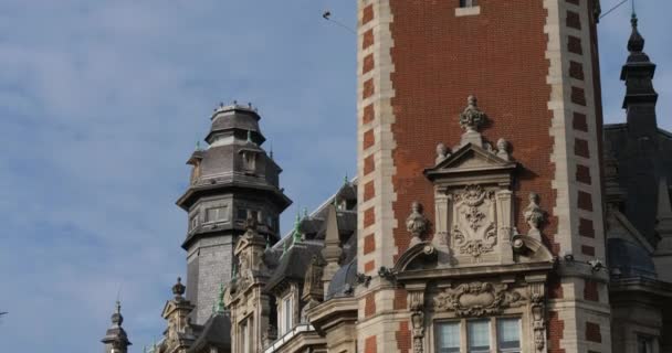 Εμπορικό Επιμελητήριο Lille Διαμέρισμα Nord Lille Γαλλία — Αρχείο Βίντεο