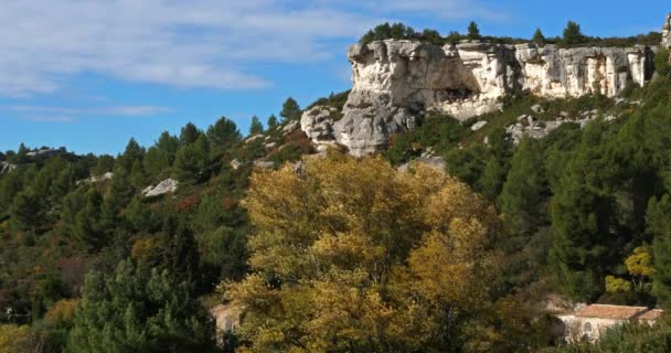 Les Baux Provence Περιοχή Paca Γαλλία — Αρχείο Βίντεο