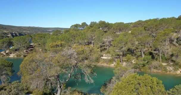 Lake Esparron Alpes Haute Provence França — Vídeo de Stock