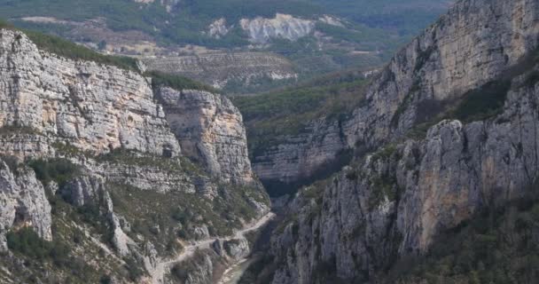 Verdon Gorge Alpes Haute Provence Γαλλία — Αρχείο Βίντεο