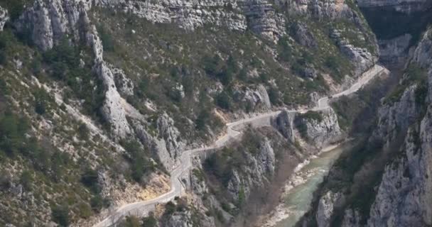 Verdon Gorge Alpes Haute Provence França — Vídeo de Stock