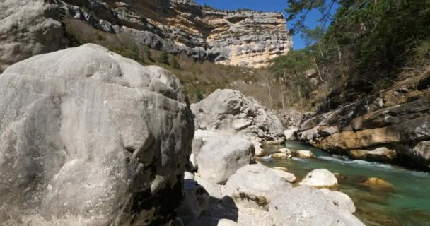 Verdon Gorge Alpes Haute Provence Francia — Video Stock