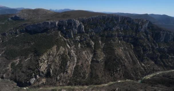 Gorge Verdon Alpes Haute Provence Frankrijk — Stockvideo