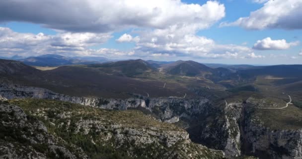 Verdon Gorge Alpes Haute Provence França — Vídeo de Stock