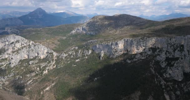 Verdon Gorge Alpes Haute Provence Γαλλία — Αρχείο Βίντεο