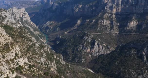 Verdon Boğazı Alpes Haute Provence Fransa — Stok video