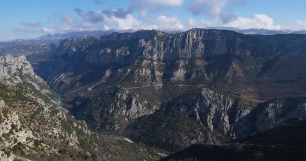 Verdon Gorge Alpes Haute Provence Franciaország — Stock videók