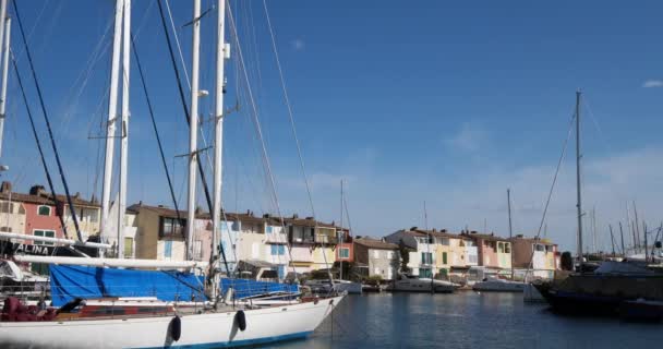 Marinas Port Grimaud Provence France — стокове відео