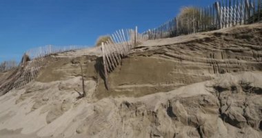 Camargue, Fransa 'da kıyı aşınması