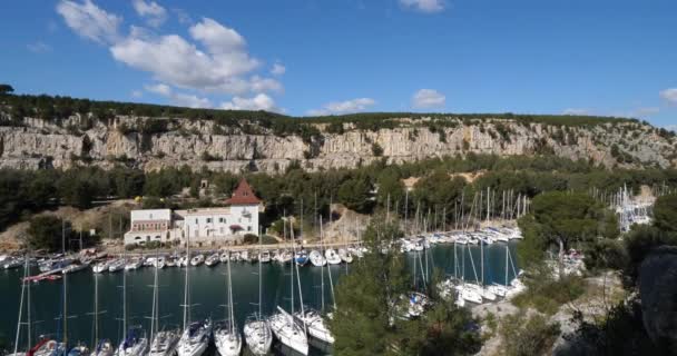 Crique Port Miou Cassis Provence France — Video