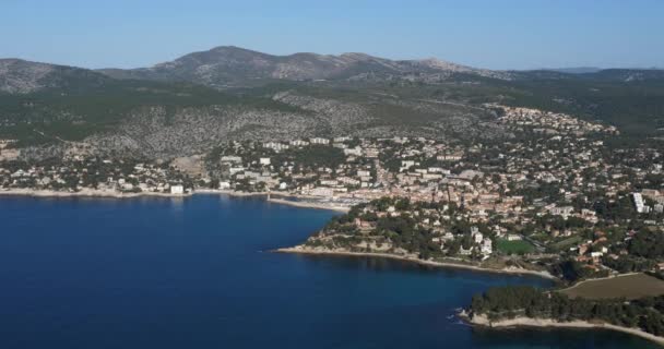 Cassis Bay Provence Γαλλία — Αρχείο Βίντεο