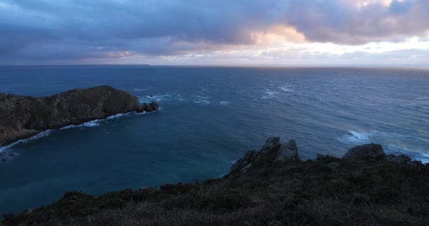 Nez Jobourg Península Cotentin Francia — Vídeo de stock