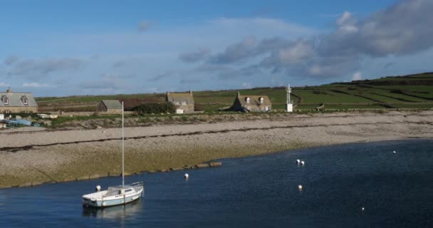 Harbour Goury Cap Hague Cotentin Peninsula France — Stock Video