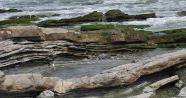 Saint Jean de Luz yakınlarındaki Atlantik kıyısı, Bask ülkesi, Fransa