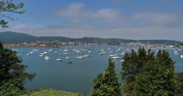 Zatoka Txingudi Hendaye Kraj Basków Francja — Wideo stockowe