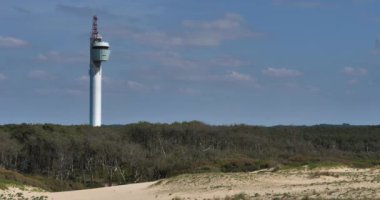 Gemi trafik servisi, Messanges plajı, Landes bölümü, Yeni Aquitaine, Fransa