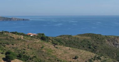 Banyuls sur Mer ve Cerbere arasındaki Capital Rederis, Pirenes Oriantales bölümü, Fransa