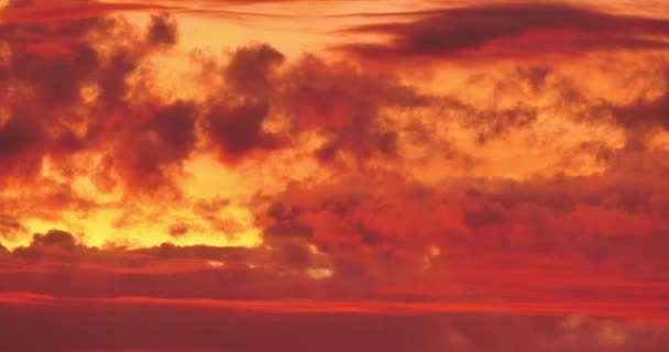 Günbatımında Bulutlu Gökyüzü Güney Fransa — Stok video