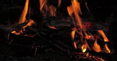 Şömine oturma odasında.